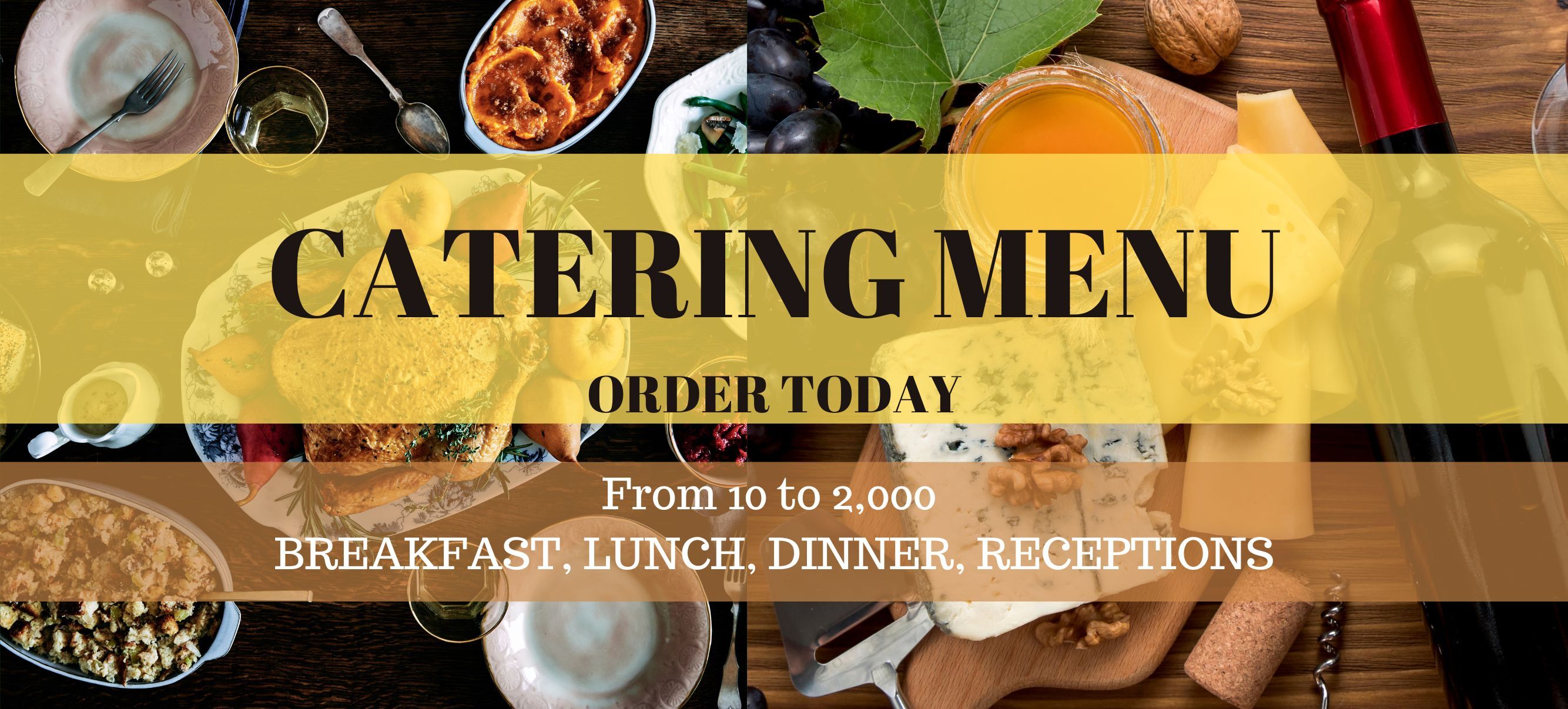 Catering Menu slider